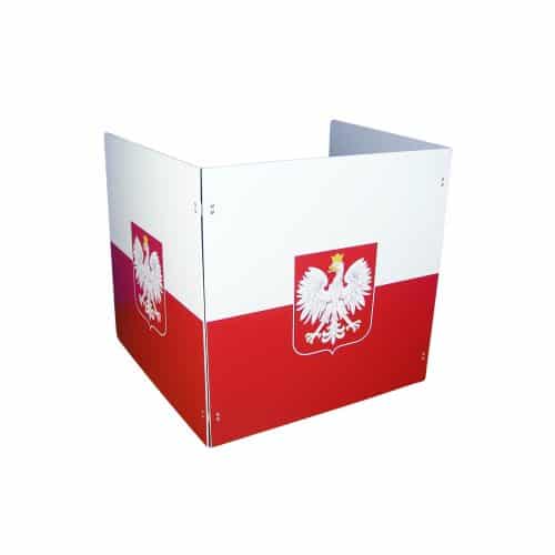parawan wyborczy trzyskrzydłowy składany