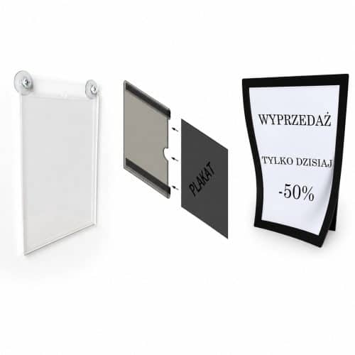 Kieszenie informacyjne plakatowe
