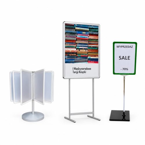 Stojaki na plakaty, informacyjne