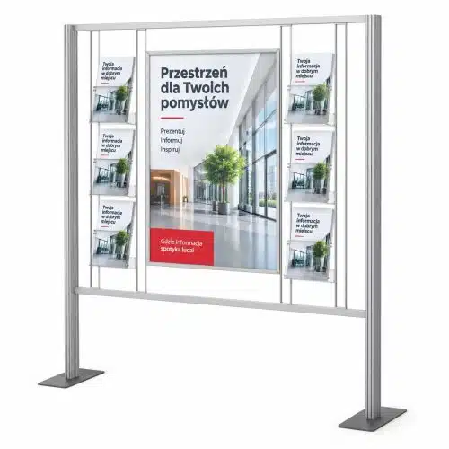 Ścianka ekspozycyjna na plakat B1 i ulotki A4