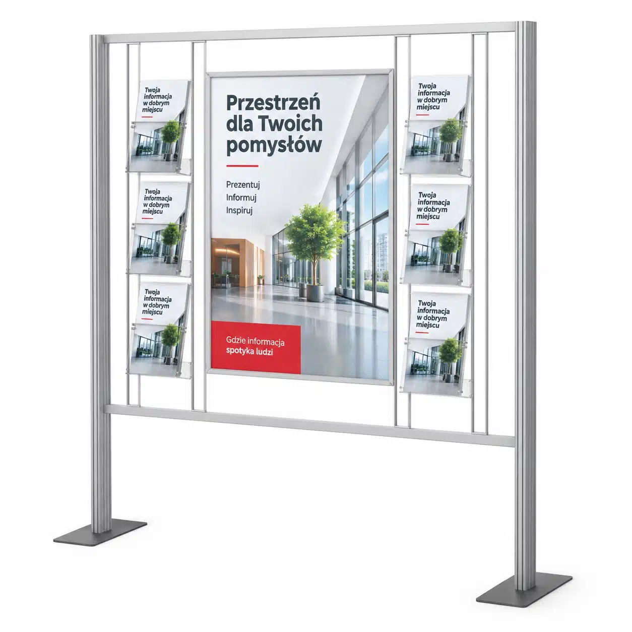 Ścianka ekspozycyjna na plakat B1 i ulotki A4