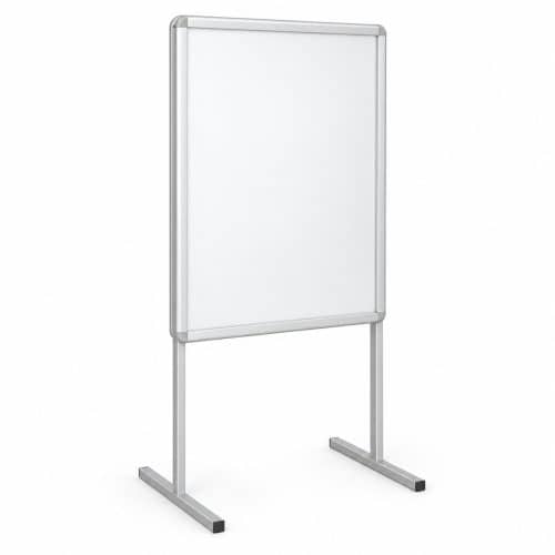Stojak plakatowy aluminiowy z ramą OWZ 32 mm